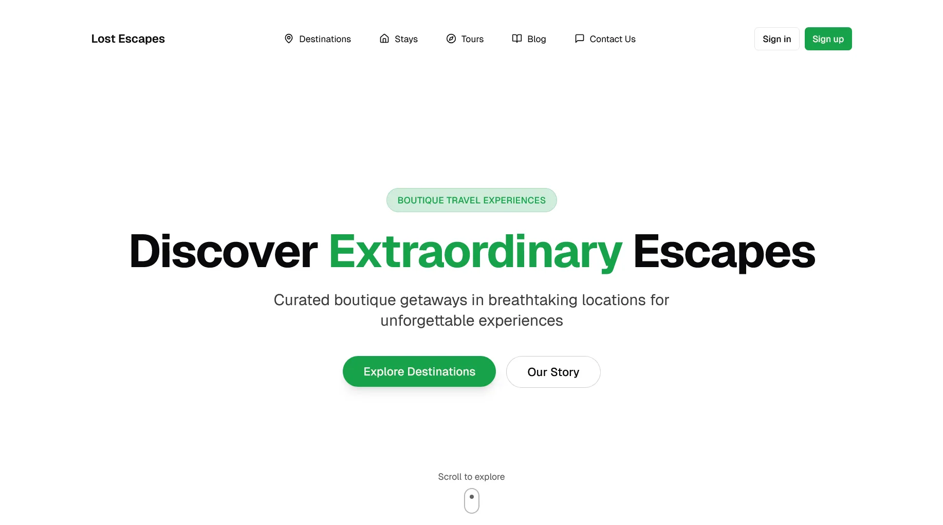 Lost Escapes background